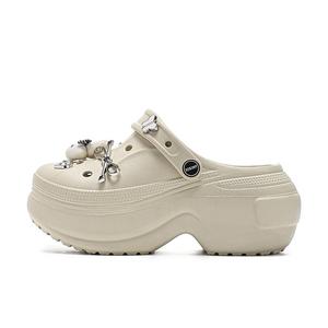 JOSINY Женские сабо хаки с декоративной пряжкой, цвет Khaki (with Decorative Buckle)