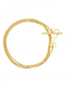 Колье с монограммой Ami De Coeur Ami Paris, золотистый