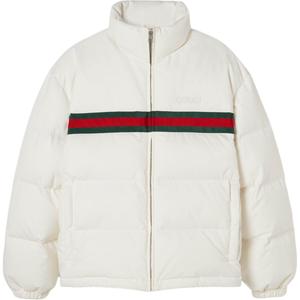 Пуховик женский белый Gucci