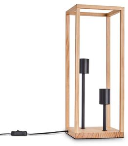 Настольная лампа Paco Home Björn, черный - сталь - 19 x 50 x 19 см