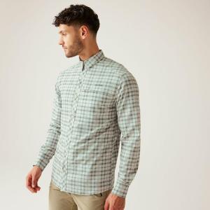 REGATTA Мужская походная рубашка с длинным рукавом — идеально подходит для активного отдыха.