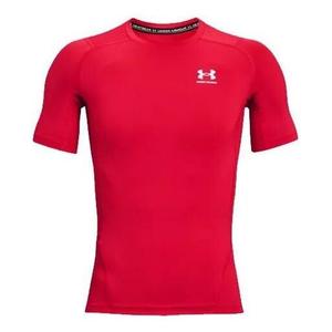 Футболка heatgear training t-shirt 'red' Under Armour, красный