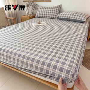 Yalu Простыня на резинке 90х200 см, хлопок, мягкая и гипоаллергенная