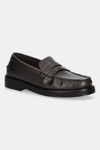Классические высокие кожаные мокасины HILFIGER LTH LOAFER Tommy Hilfiger, коричневый