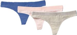 Женские монохромные стринги Calvin Klein, 3 шт., Grey(Qp2000-061)/P_B