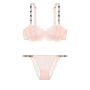 Victoria's Secret Женский комплект белья светло-розовый