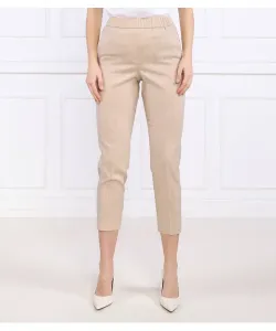 Шерстяные брюки Regular fit Peserico, бежевый