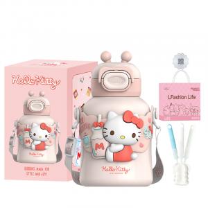 Термокружка Hello Kitty Sanrio, hello kitty thermos cup + gift bag + cup brush 1