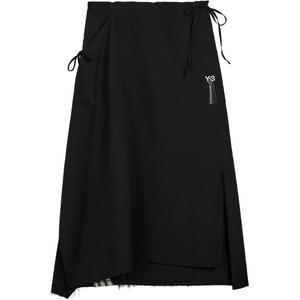 Y-3 Y 3 Повседневная длинная юбка женская черная средней длины