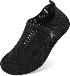 Водные тапочки LeIsfIt для женщин и мужчин, для плавания, пляжа и ходьбы, быстросохнущие акваносочки для бассейна, дайвинга, прогулок на лодке, реки, йоги, озера и серфинга, черный