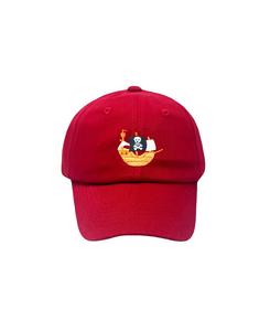 Детская бейсболка в виде пиратского корабля из саржи, красная Bits & Bows, No Color