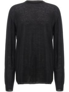 Джемпер с круглым вырезом Rick Owens, черный