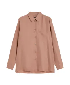 Шелковая рубашка из Памира Weekend Max Mara, розовый