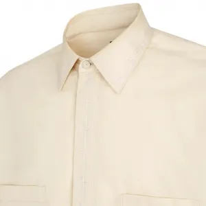 FENDI Рубашка мужская Beige Lapel Moderate