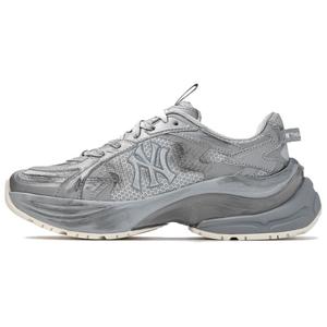 Кроссовки New York Yankees с низким верхом, износостойкие, дышащие, амортизирующие, нескользящие, унисекс, темно-серебристые MLB, Silver