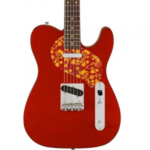 Электрогитара Fender Limited Edition Raphael Saadiq Telecaster с грифом из розового дерева (в комплекте с футляром), темно-металлик красного цвета