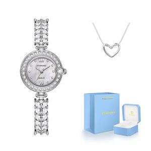 STARKING Часы Mermaid Series Quartz Movement Stainless Steel Watchband Watch Women's Watch Blue Dial