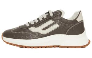 BALLY Низкие повседневные туфли мужские темно-зеленого цвета