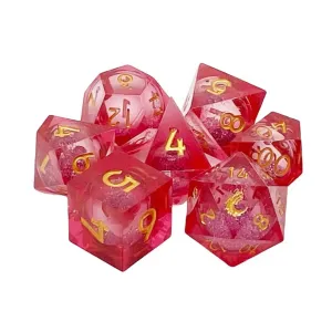 Поликомплект Багровая ярость (7), Liquid Infused Dice