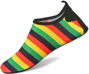 Водостойкие туфли для женщин и мужчин, быстросохнущие, для плавания, пляжа, серфинга, йоги, упражнений, с флагом Ямайки, Карибского бассейна, регги, раста Voaryisa, Africa