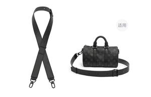 Кожаная сумка Cow Leather унисекс оранжево-черная Lan Bao Fan с акриловым декором, черный акриловый регулируемый наплечный ремень 109-124 см