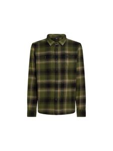 Клетчатая рубашка O'NEILL Regular fit Button Up Shirt, зеленый