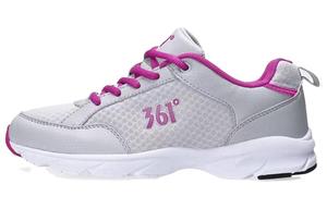 Кроссовки женские с низким верхом серо-фиолетовый 361°