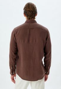 Рубашка Koton, коричневый