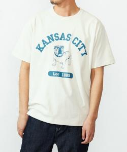 Футболка с принтом Bulldog Lee, серый