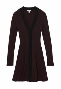 Платье Reiss Jumper dress, Burgundy Black/Red