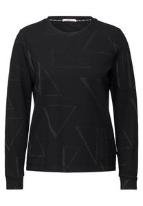 Лонгслив CECIL Shirt, черный