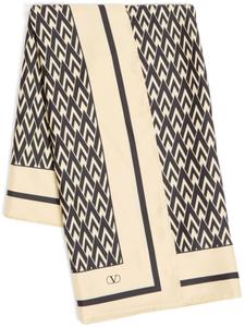 Valentino Garavani шарф Toute la V, нейтральный