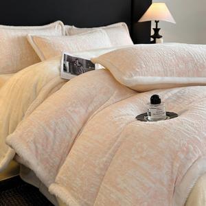 LUOLAI HOME Комплект постельного белья, 180 см, 4 предмета