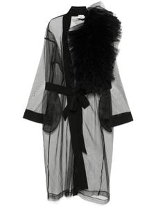 Пальто с оборками Alchemy x Lia Aram, черный