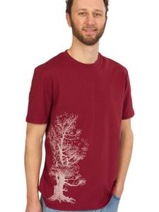 Рубашка Life-Tree Organic Fairwear Pine Tree, бургундия