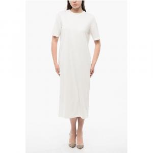 Платье-футболка из хлопкового джерси Woolrich, белый