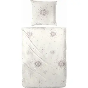 Постельное белье Primera "Мако сатиновое постельное белье "Древняя луна"", с современной лунной символикой, золотой