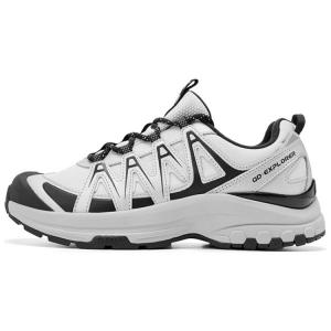 QIAODAN Кроссовки для бега с низким верхом, с амортизацией и противоскользящим эффектом, женские, белые/черные