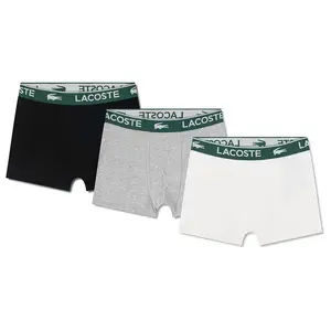 Боксеры Lacoste Kids Solid 3 units, мультиколор