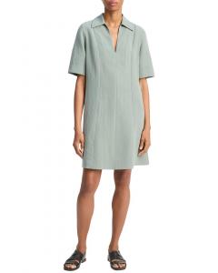 Короткое платье-трапеция Vince Vince, коричневый