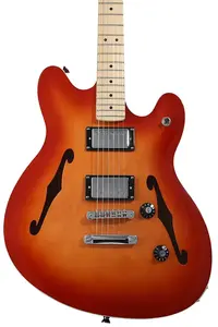 Электрогитара Squier Affinity Series Starcaster Deluxe Semi-hollowbody - Цвет: Sienna Sunburst