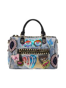 Наплечная сумка myMo ROCKS, светло-синий