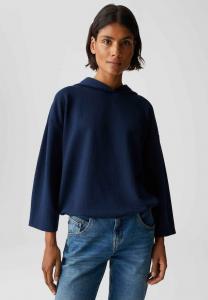 Худи OPUS LOOSE FIT 3/4 SLEEVE STRUCTURED, Coal Blue/Blue