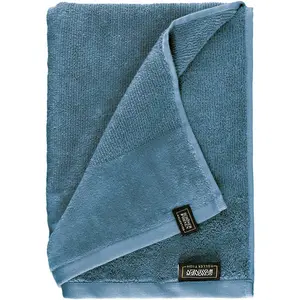 Полотенце для душа из коллекции SCHÖNER WOHNEN Sense с велюровой каймой, нежная для кожи ткань Airtouch, очень мягкое Schöner Wohnen-Kollektion, синий