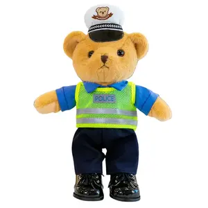 Fire Bear, плюшевая игрушка медведь с костюмами, плюшевая кукла, высота 30cm Dolls and bears dance