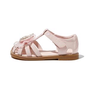 Противоскользящие детские сандалии для детей от 3 до 7 лет BELLE, розовый
