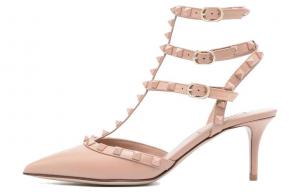 Valentino Туфли Rockstud Slim Heel High Heels Women's Pink