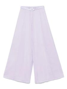 Брюки широкого кроя Forte Forte, фиолетовый
