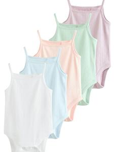 Комбинезон Next 5er Pack, цвет Light blue/Mint/Light orange/Rose/White