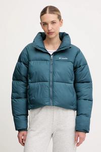 Куртка Puffect Colorblock Columbia, бирюзовый